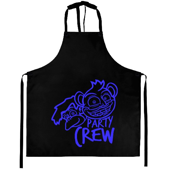 Monkey Chimpanzee Party Animals Crew Team Friends Aprons