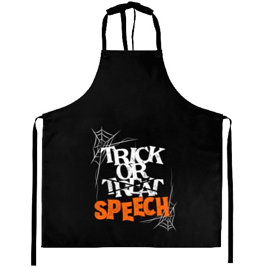 Trick Or Speech Halloween Speech Therapy SLP Aprons