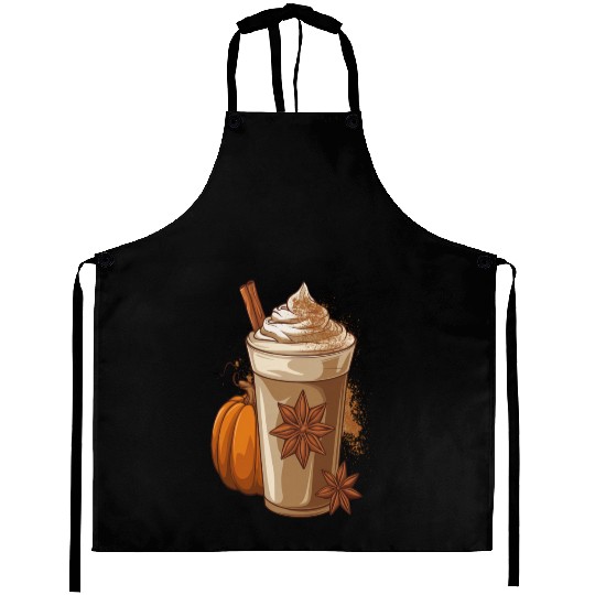 Pumpkin spice latte Aprons
