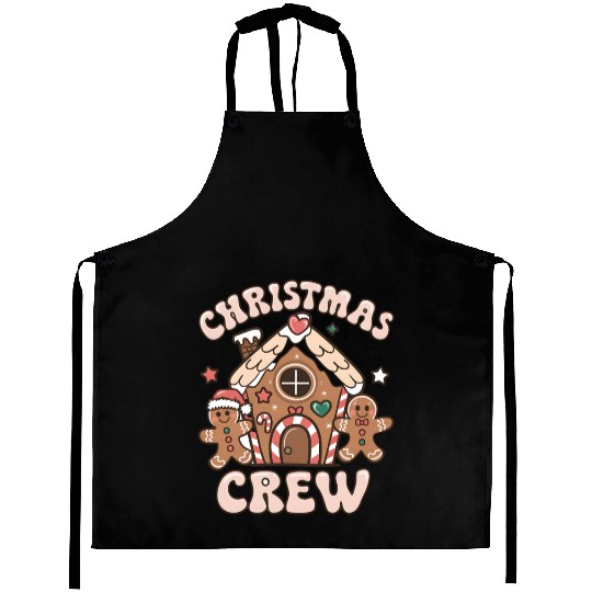 Christmas Crew Gingerbread Aprons