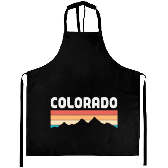 Colorado Sunrise Mountain Design Aprons