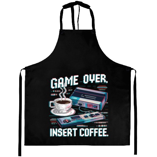 Game Over Insert Coffee 01 Aprons