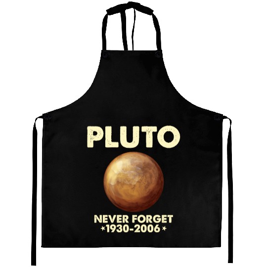 Pluto Never Forget 1930 2006 Planet Space Science Aprons