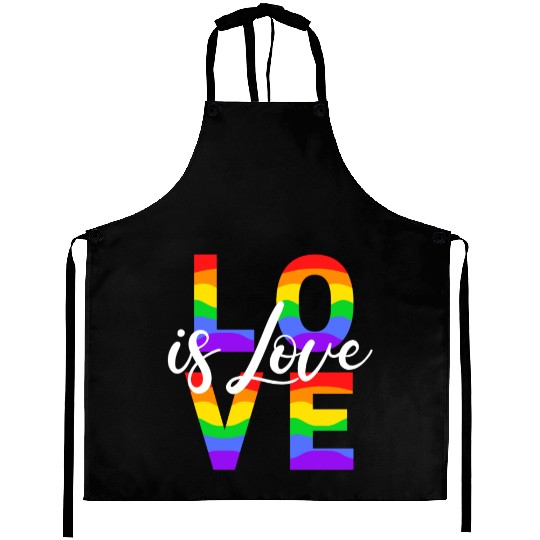 Love is Love Gay Pride LGBTQ Aprons