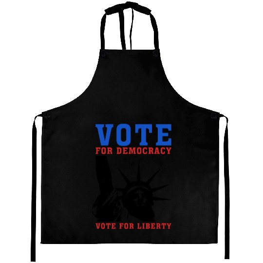 Vote for Democracy, Vote For Liberty - Election Aprons