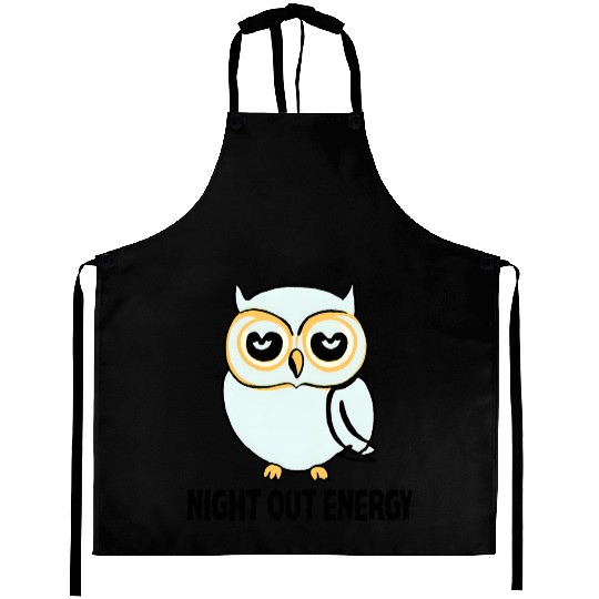Lazy Night Owl Aprons