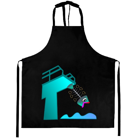 HIGH DIVING FISH - SWIMMING Aprons
