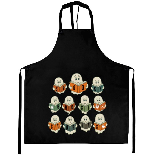 Spooky Stories Book Club - Happy Halloween Aprons