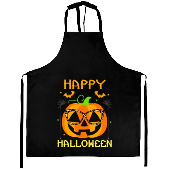 Trick Or Treat Happy Halloween Funny Pumpkin 2024 Aprons