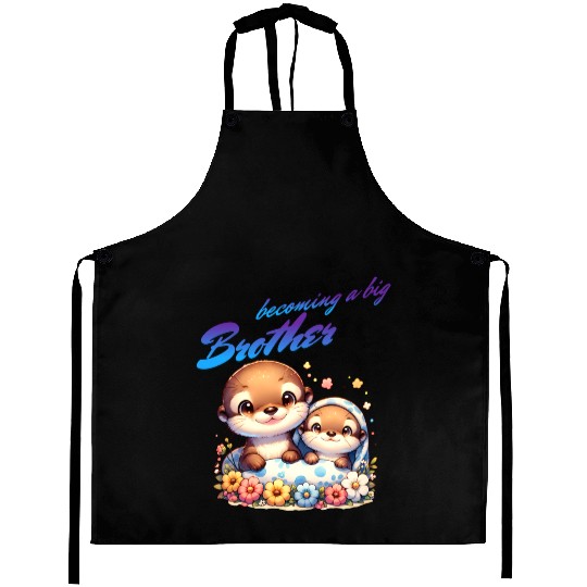 Soon I'll Be A Big Brother, Sweet Otter Brother Aprons