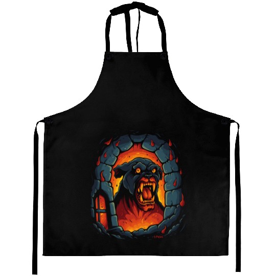 Hellhound: Dog of the Hell Dungeon Aprons
