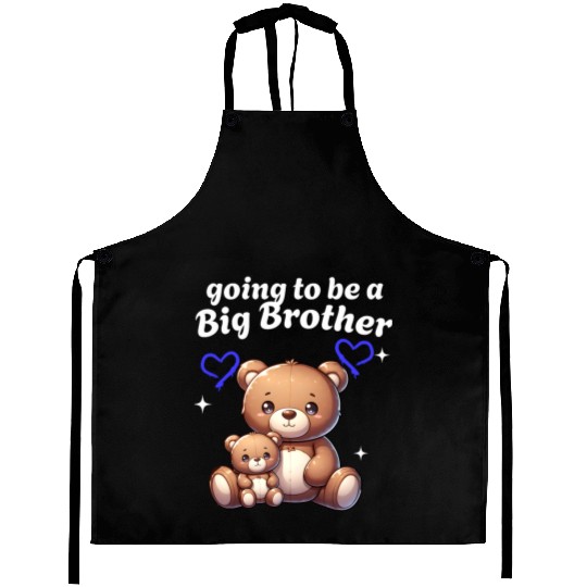 I'm Going To Be A Big Brother Cute Teddy Bears, Aprons