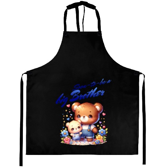 I'm Going To Be A Big Brother Cute Teddy Bears, Aprons