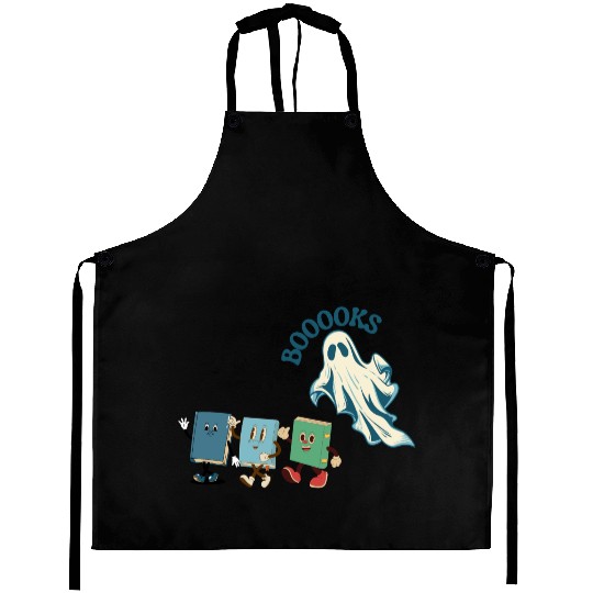 Ghost and Booooks! Aprons