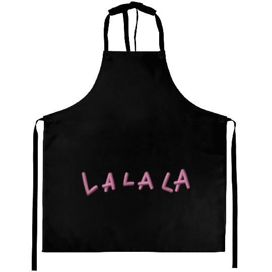 LA LA LA embroidered Aprons