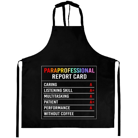 Paraeducator Para Crew Paraprofessional Life Aprons