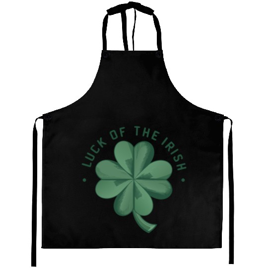 Luck of the Irish Clover Design Aprons