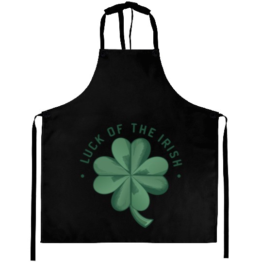 Luck of the Irish Clover Design Aprons