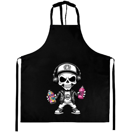 graffiti sprayer Aprons