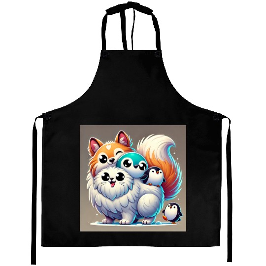 Frost Pals is a mix of a bunch of winter animals. Aprons