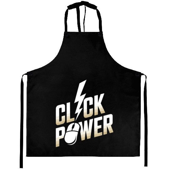 Click Power Cyber Monday Shopping Force Aprons