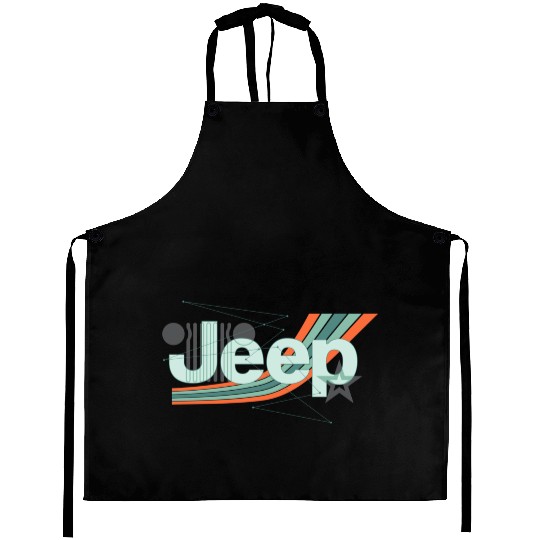 Jeep Painted Angles Design Aprons