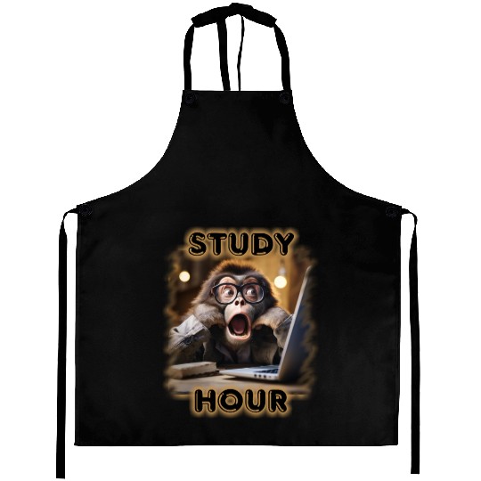 study hour Aprons