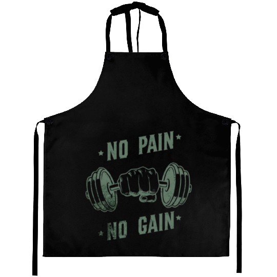 No Pain, No Gain Aprons