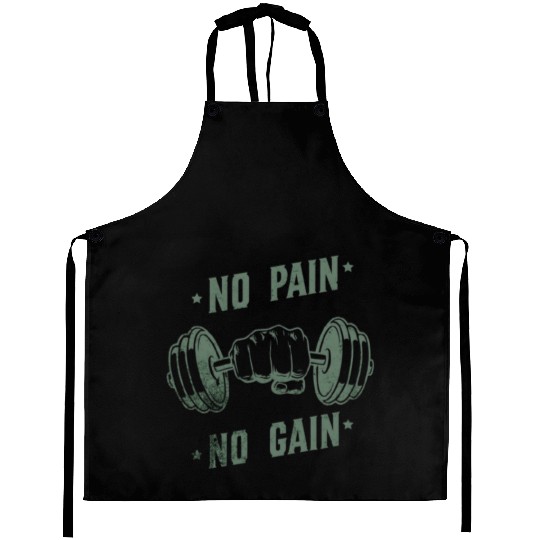 No Pain, No Gain Aprons