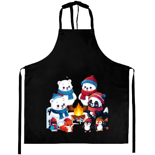 Winter Wonderland Critters Aprons