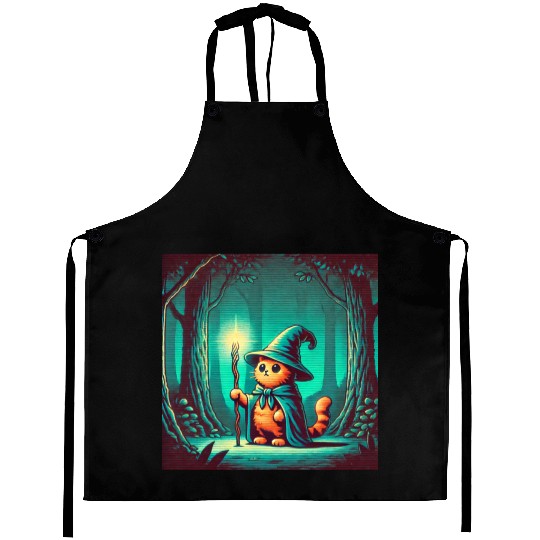 Wizard Cat Aprons