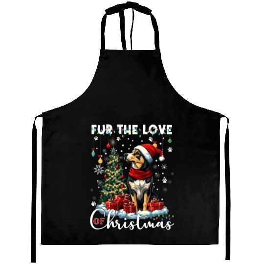 French Bulldog Christmas Tree Decoration Dog Lover Aprons