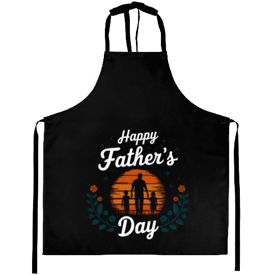 father's day happy father's day Aprons
