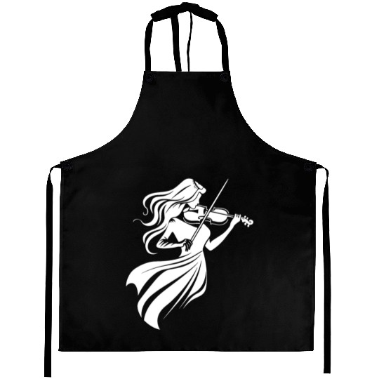 Violin Girl Aprons