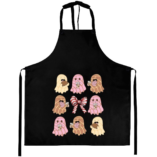 Ghost xmas cute love Aprons