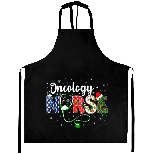 Oncology Nurse Xmas Santa Hat Nurse Christmas Aprons