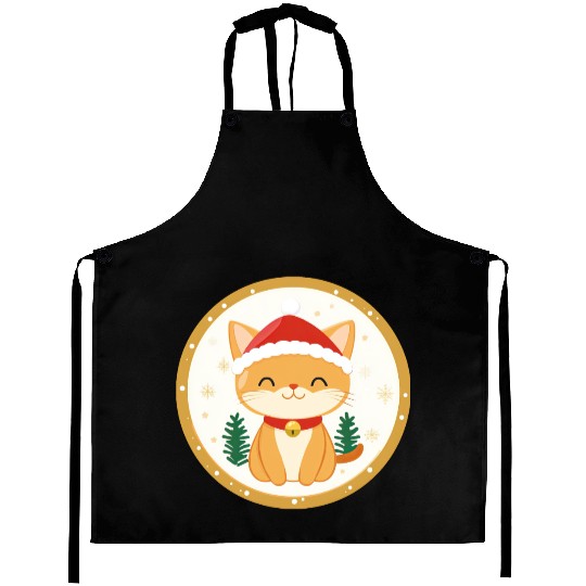 Christmas cats Aprons