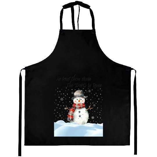 Snowman Aprons