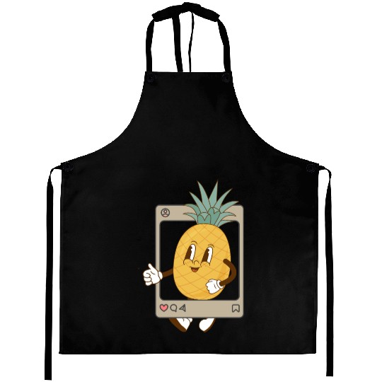 pineapple funny Aprons