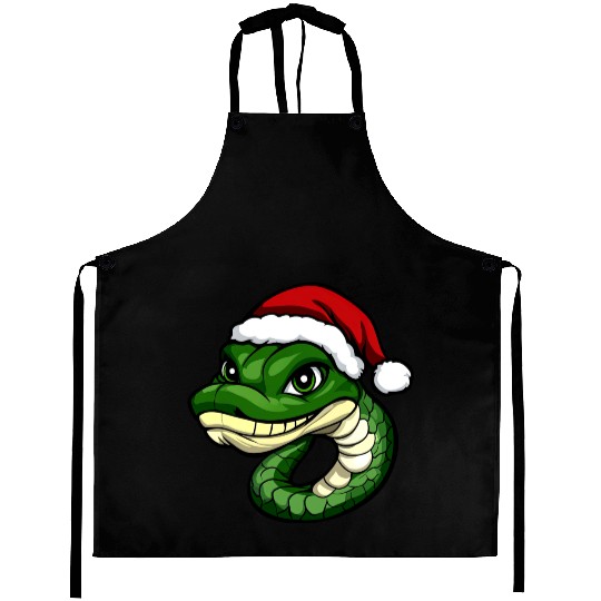 Snakes Christmas Aprons