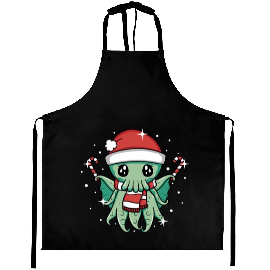 Christmas Cthulhu Aprons