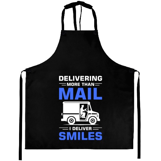 Postal Worker and Mailman Design Aprons