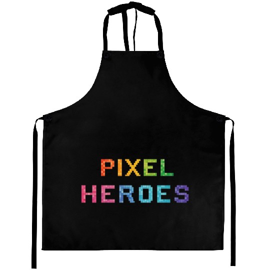 Pixel Heroes Aprons
