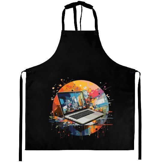 Laptop Computer Computer Aprons