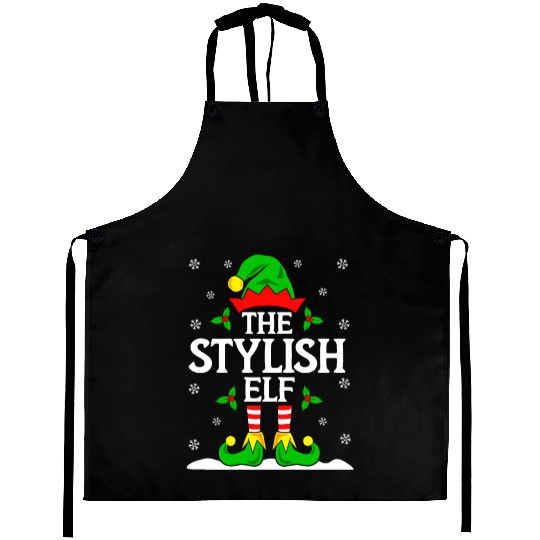 The Stylish Elf Christmas Aprons