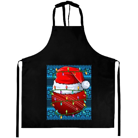 Cricket Ball Christmas Lights Aprons
