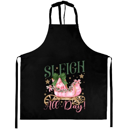 Sleigh All Day Aprons