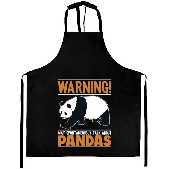 May Spontaneously Talk About Pandas Friend Lover Aprons