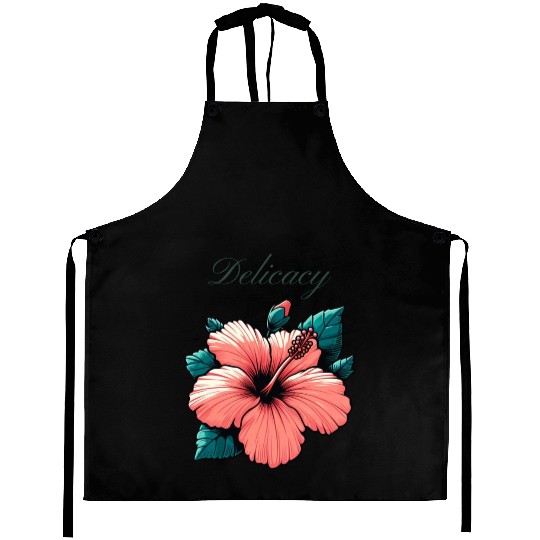 Hibiscus Grace: A Symbol of Delicacy and Elegance Aprons