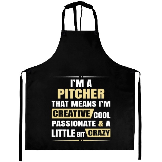 Pitcher Creative Cool And Crazy Aprons